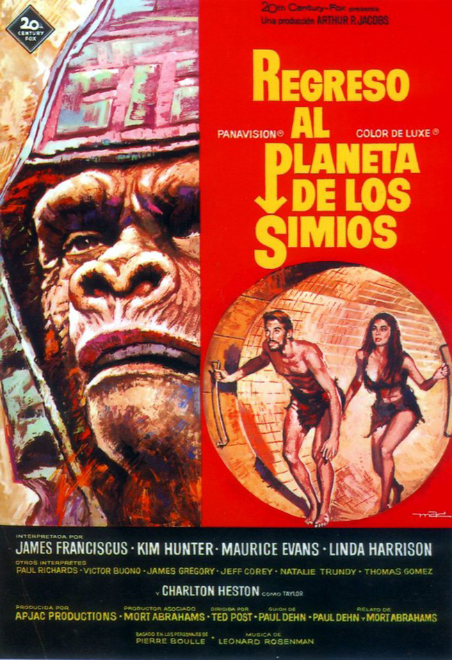 REGRESO AL PLANETA DE LOS SIMIOS - Beneath the Planet of the Apes - 1970