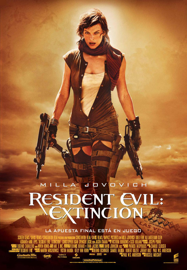 RESIDENT EVIL 3, EXTINCION - Resident Evil Extinction - 2007