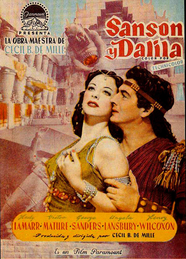 SANSON Y DALILA - Samson and Delilah - 1949