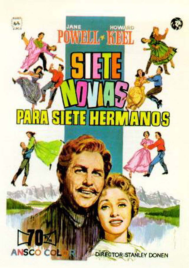 SIETE NOVIAS PARA SIETE HERMANOS - Seven brides for seven brothers - 1954