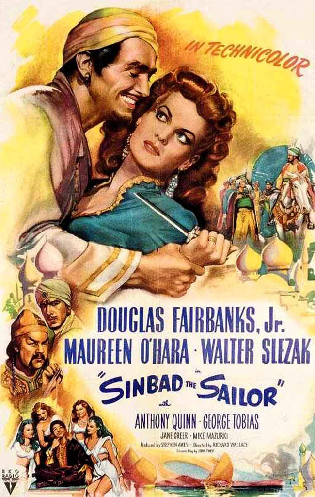 SIMBAD EL MARINO - Sinbad the Sailor - 1947