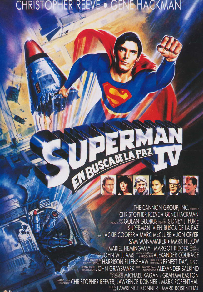 SUPERMAN  4 - Superman IV The Quest for Peace - 1987