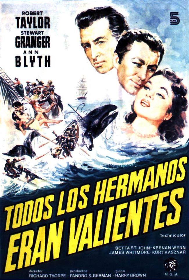 TODOS LOS HERMANOS ERAN VALIENTES - All The Brothers Were Valiant - 1953