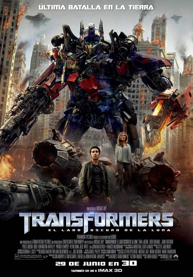 TRANSFORMERS 3, EL LADO OSCURO DE LA LUNA - Transformers, Dark of the Moon -  2011