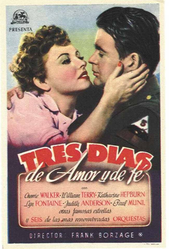 TRES DIAS DE AMOR Y FE - STAGE DOOR CANTEEN - 1943