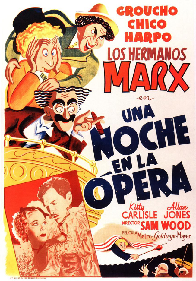 UNA NOCHE EN LA OPERA - A night at the opera - 1935