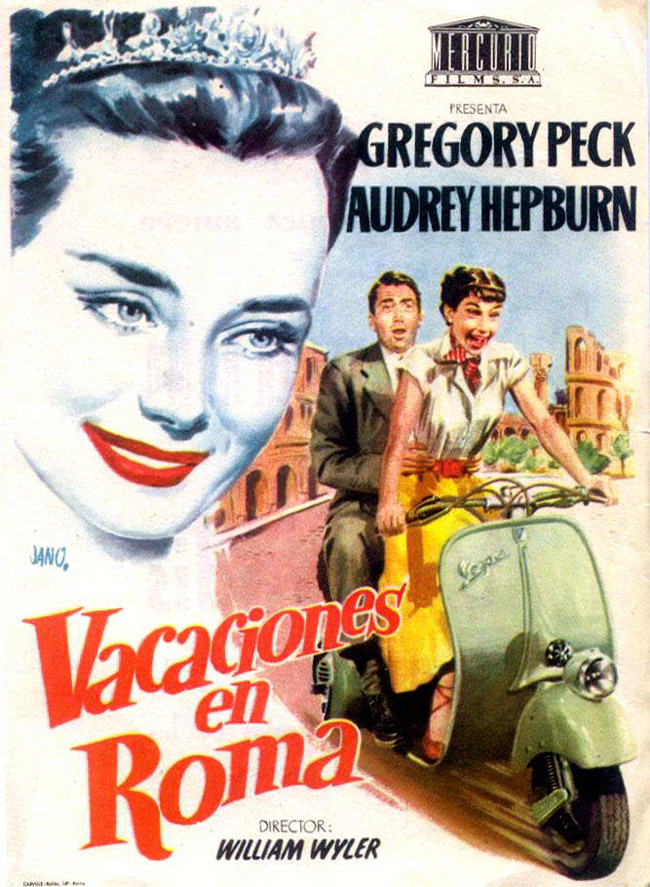 VACACIONES EN ROMA - Roman Holiday - 1953