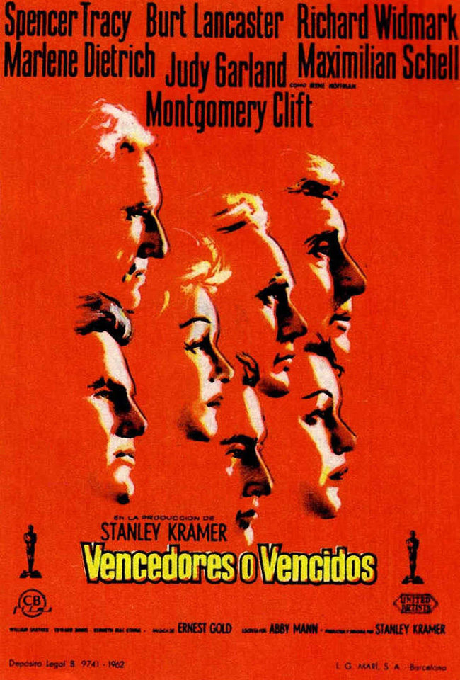 VENCEDORES O VENCIDOS - Judgement at Nuremberg - 1961