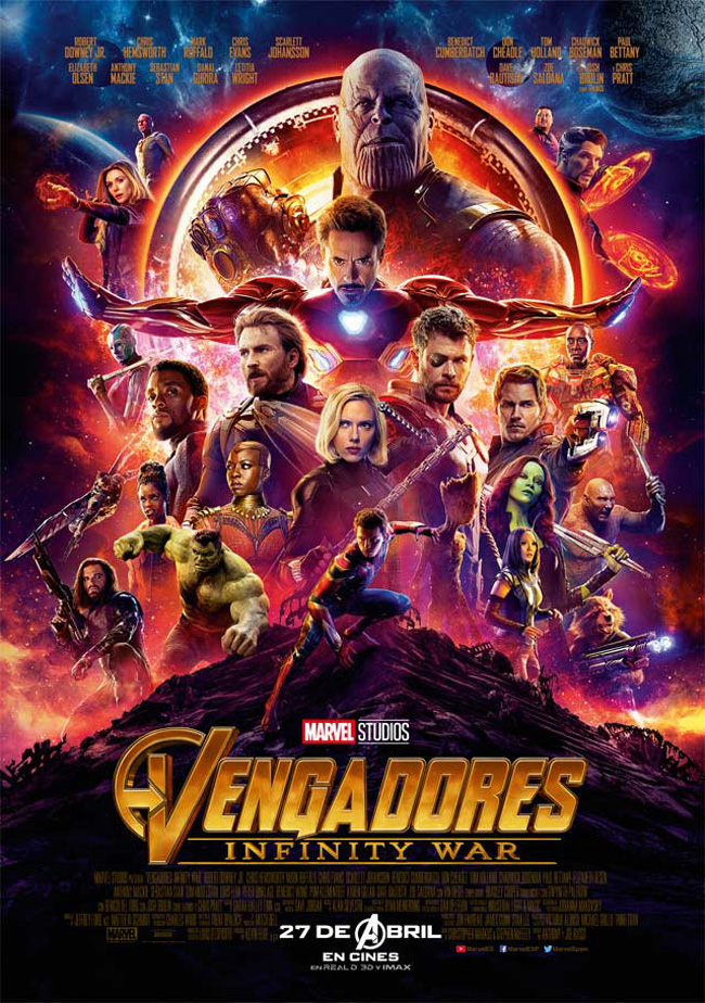 VENGADORES, INFINITY WAR - Avengers, Infinity war - 2018
