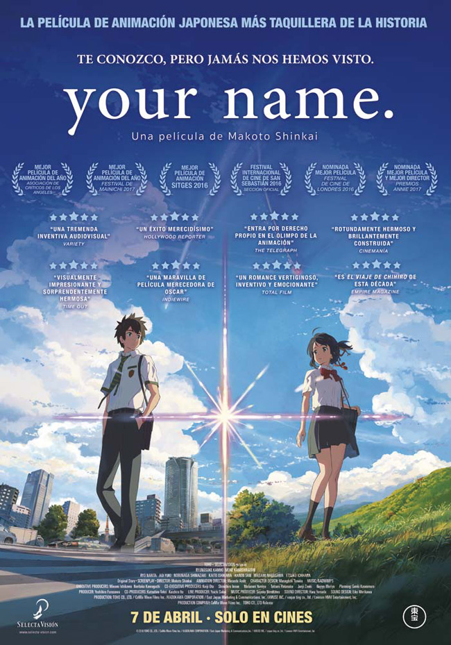 YOUR NAME - 2016