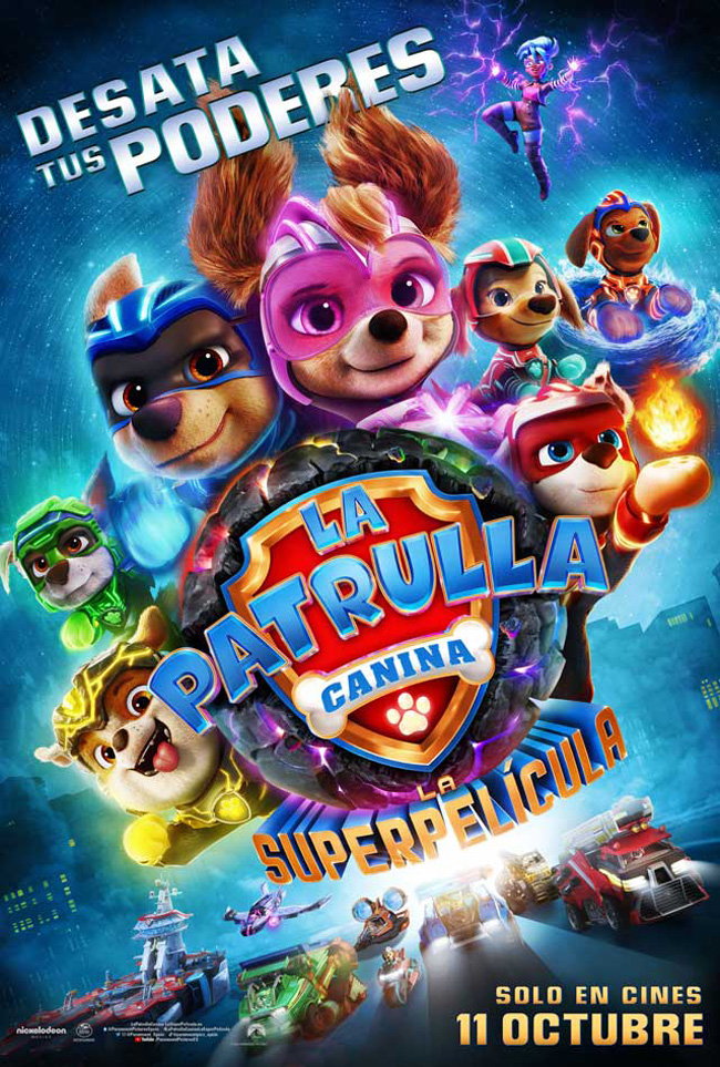 LA PATRULLA CANINA, SUPERPELICULA - PAW Patrol, The mighty movie - 2023