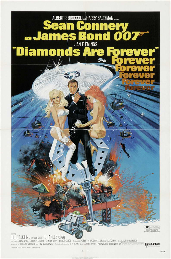 1971 - 007 DIAMANTES PARA LA ETERNIDAD - Diamonds are forever - 1971