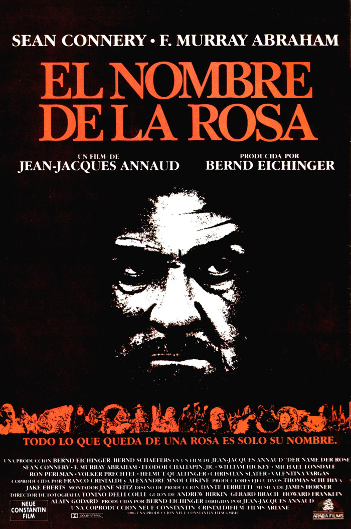 1986 - EL NOMBRE DE LA ROSA - Le nom de la rose - 1986