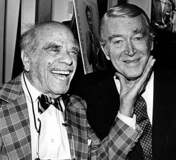 JAMES STEWART 1985 con Frank Capra 