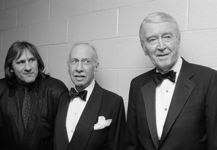 JAMES STEWART 1991 con Jose Ferrer y Grard Depardieu 